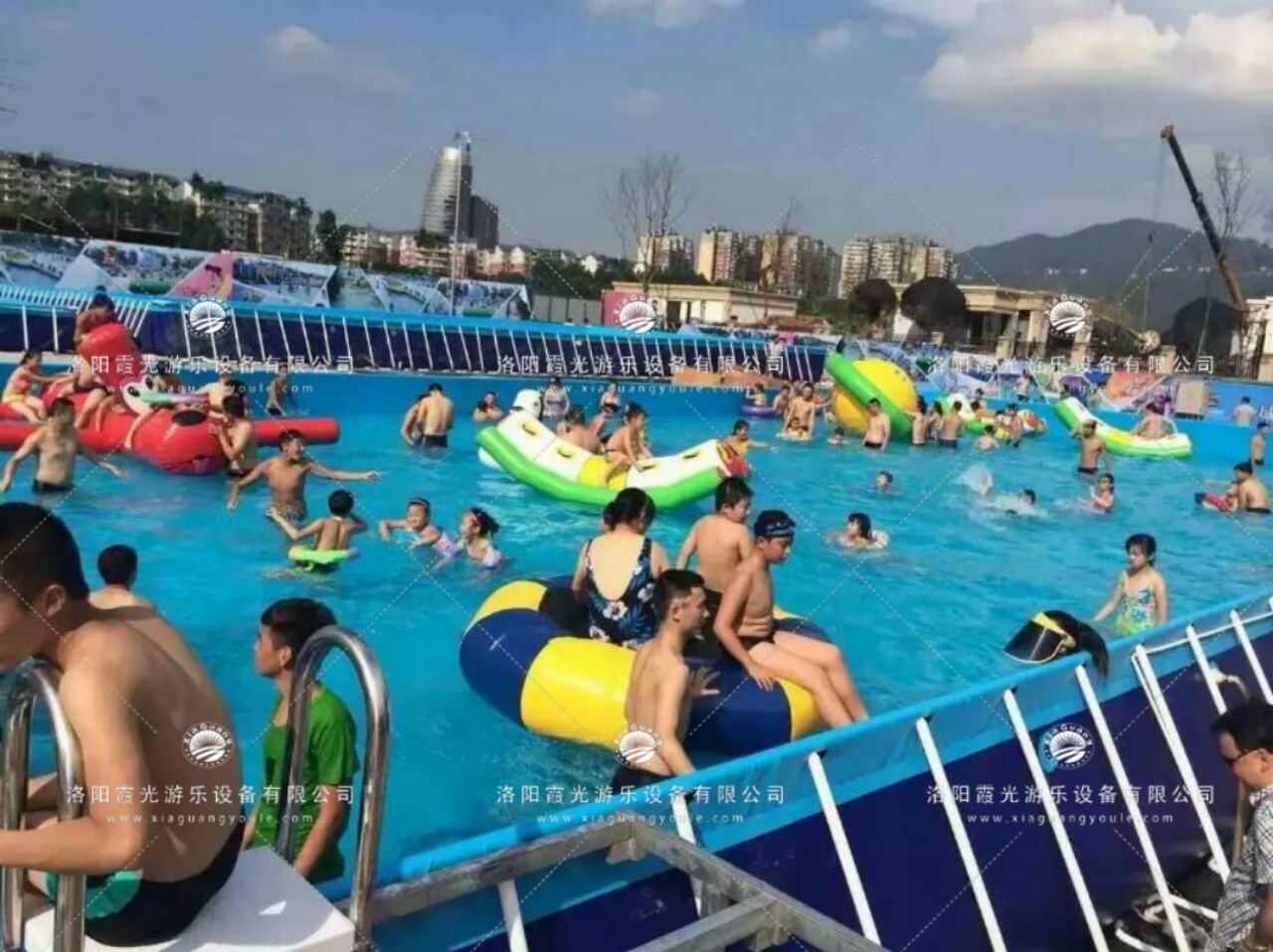 桥西支架泳池